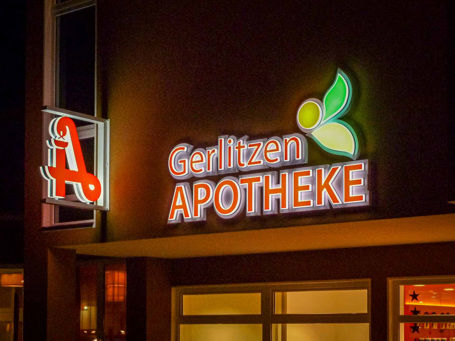 Sirius Werbetechnik Singen Apotheken Gerlitzen Apotheke