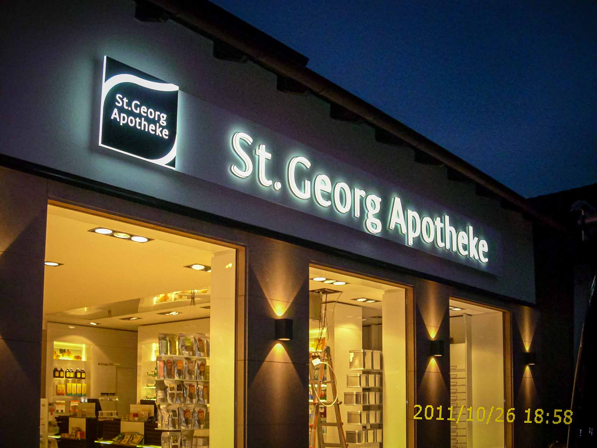 Sirius Werbetechnik Singen Apotheken St. Georg Apotheke